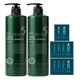 Daenggi Hair Herbal Special Hair loss Shampoo 1000ml 2 PCs + 10 shampoos (+ hand cream is given)/scalp