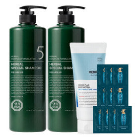 Daenggi Hair Herbal Special Hair loss Shampoo 1000ml 2 PCs + 10 shampoos (+ hand cream is given)/scalp